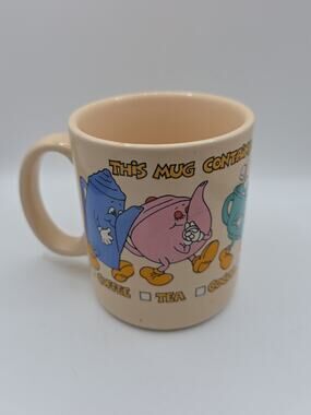 This Mug Contains Coffee Cup Hallmark Vtg Japan Anthropomorphic Tea Pot Soup Fun